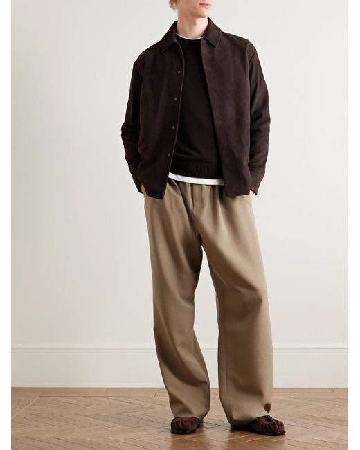 Altea Black Leon Suede Jacket for men