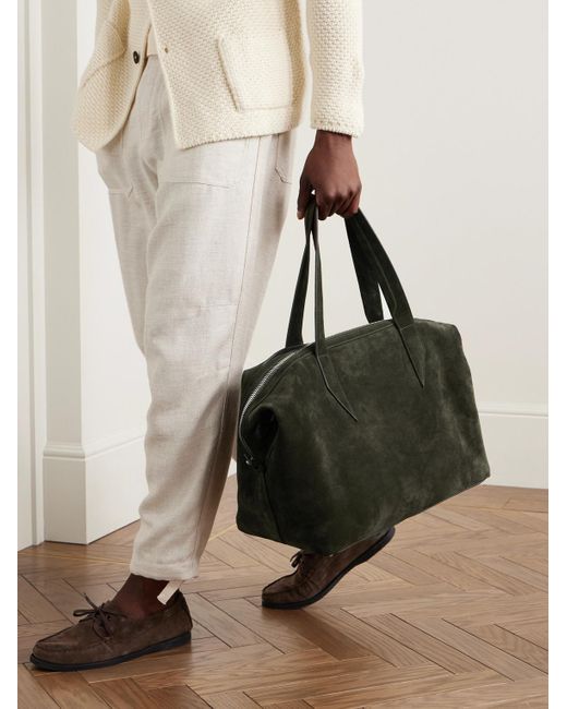 Metier Black Nomad All Day Suede Holdall for men