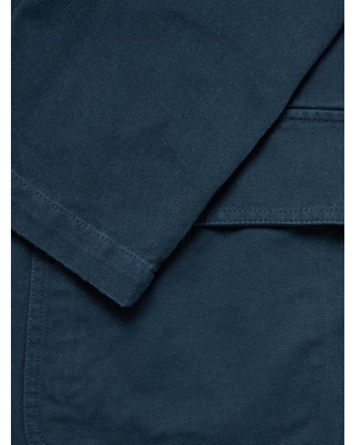 Drake's Blue Mk. I Games Cotton-Twill Suit Jacket for men