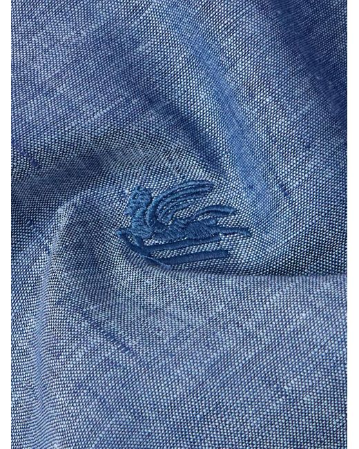 Camicia di Etro in Blue da Uomo