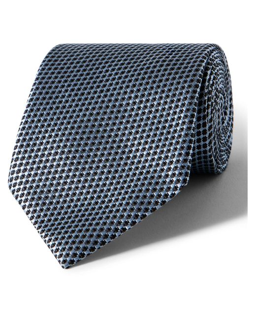 Tom Ford Blue 8cm Silk-jacquard Tie for men