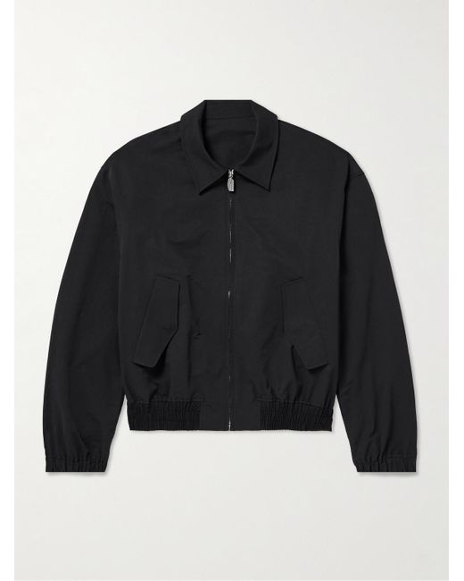 LE17SEPTEMBRE Black Cotton-blend Shell Bomber Jacket for men