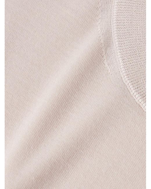 Eleventy Natural Slim-fit Wool Sweater for men