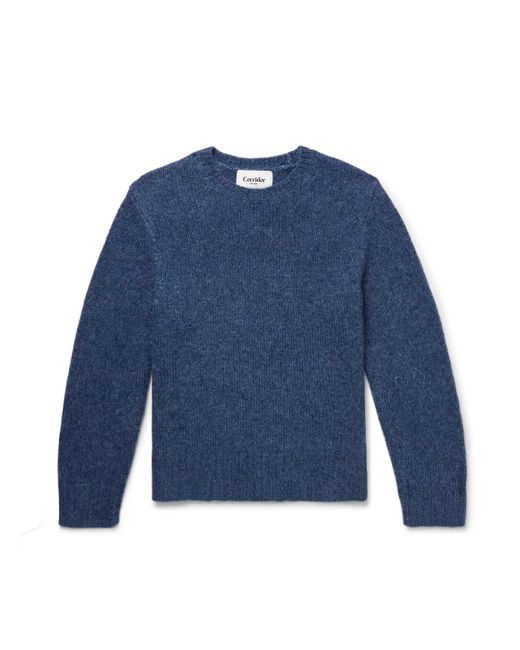 Corridor NYC Blue Wool-Blend Sweater for men