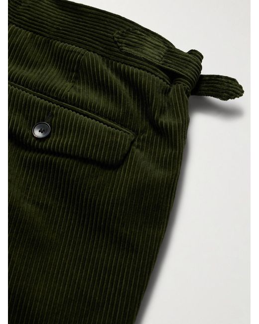 Mr P. Green Slim-Fit Straight-Leg Cotton And Cashmere-Blend Corduroy Tuxedo Trousers for men