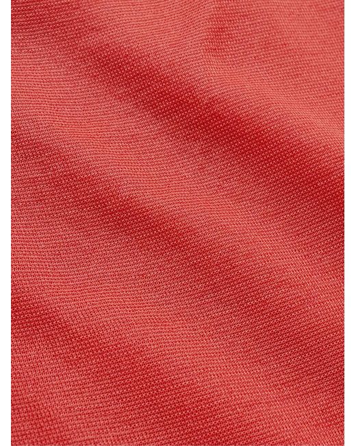 Our Legacy Red Jersey Polo Shirt for men