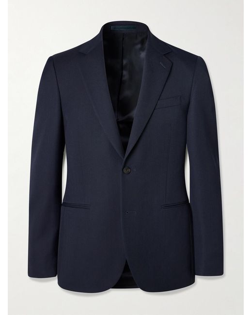 Mr P. Blue Twill Suit Jacket for men