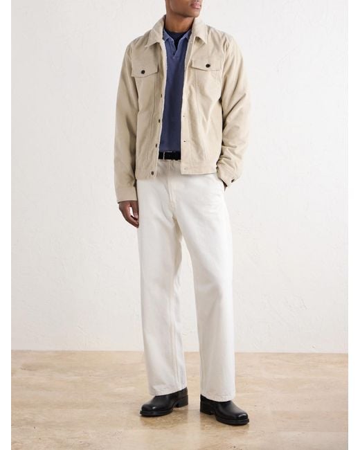 James Perse Natural Stretch-Cotton Corduroy Blouson Jacket for men