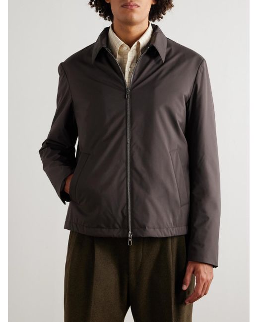 Loro Piana Gray Mathis Windwish Blouson Jacket for men