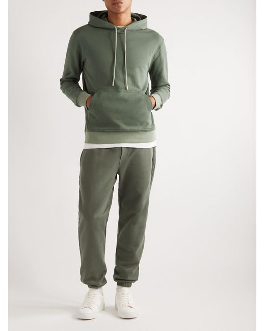 Mr P. Green Cotton-Jersey Hoodie for men