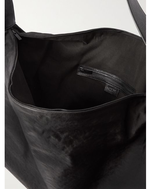 Fear Of God Black Leather-trimmed Shell Tote Bag for men