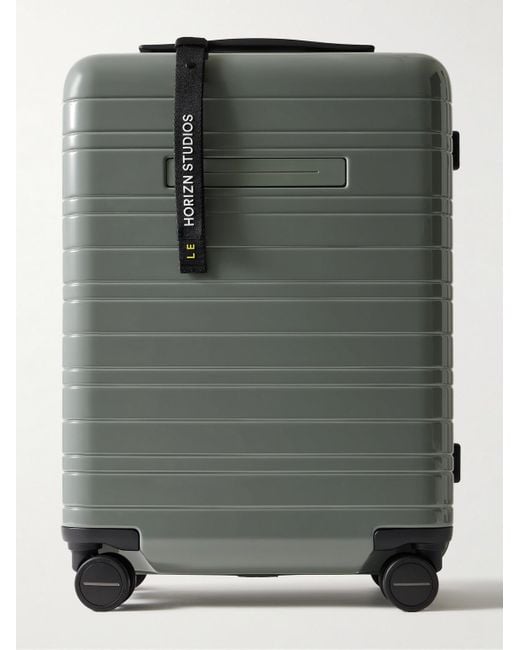 Horizn Studios Green H5 Cabin Essential Id 55cm Polycarbonate Suitcase for men