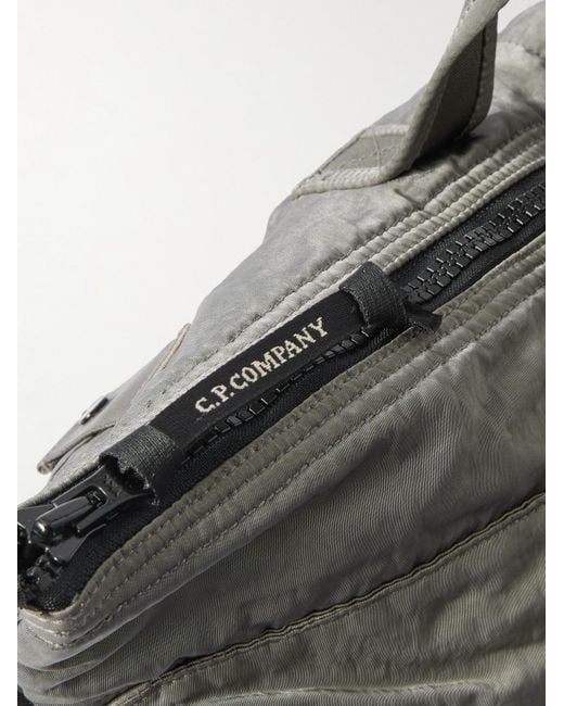 C P Company Tote aus "Nylon B"-Material mit Logoapplikation in Stückfärbung in Gray für Herren