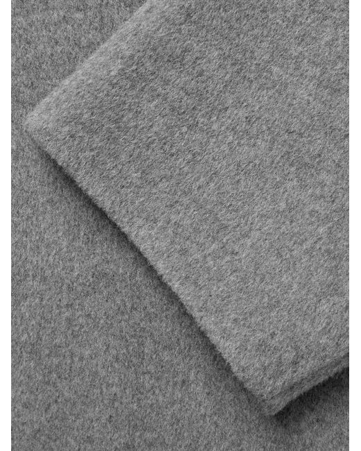 Acne Gray Dalio Wool-Flannel Coat for men