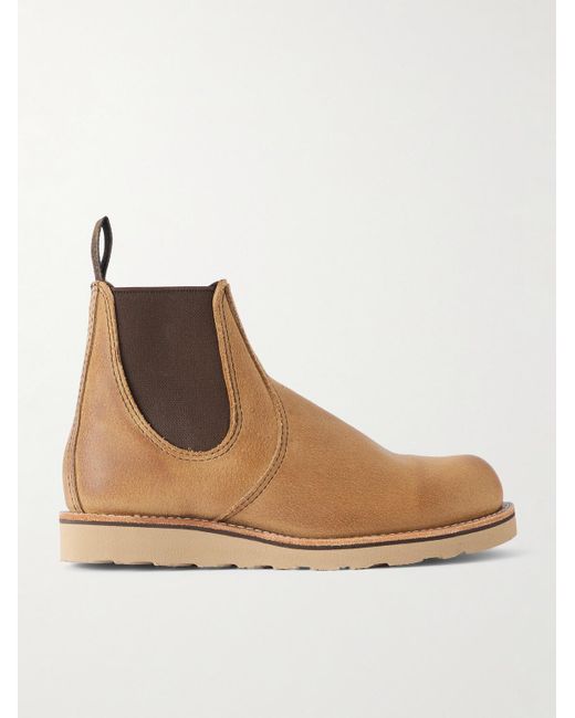 Red Wing Brown 3192 Suede Chelsea Boots for men