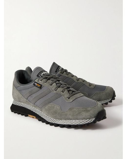 Adidas Originals Gray Moscrop 2 Spzl Cordura® And Suede Sneakers for men