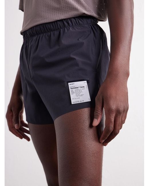 Satisfy Blue Distance Straight-Leg Logo-AppliquÉD 2.5&Quot; Justice&Trade; Shorts for men