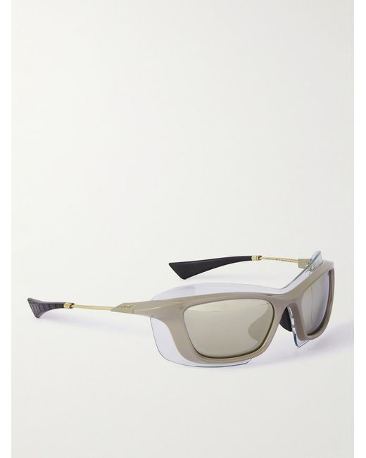 Dior Natural Diorxplorer S1U Acetate Wrap-Around Sunglasses for men
