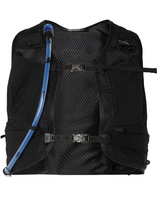 Arc'teryx Black Norvan 7 Mesh Hydration Vest for men