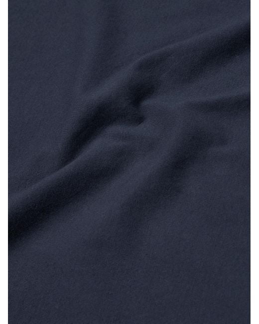Folk Blue Assembly Cotton-Jersey T-Shirt for men