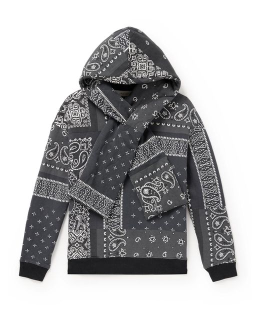 Printed Cotton-Jersey Hoodie