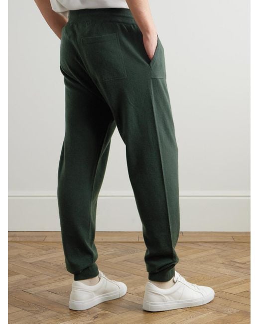 Mr P. Green Tapered Wool And Cashmere-Blend Sweatpants for men