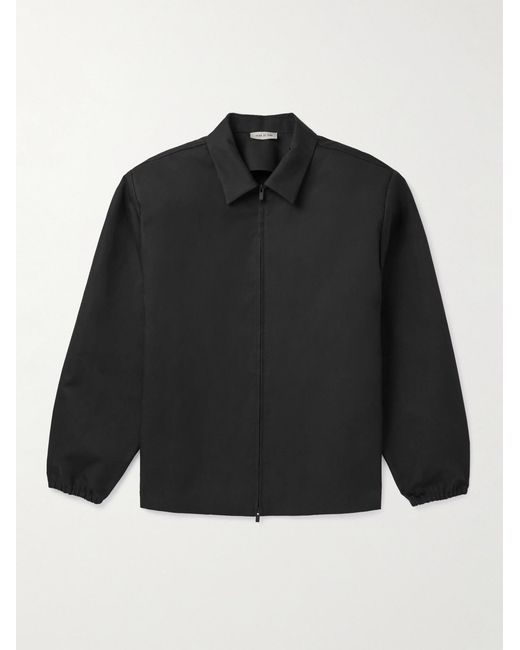 Fear Of God Black Eternal Cotton-Canvas Chore Jacket for men