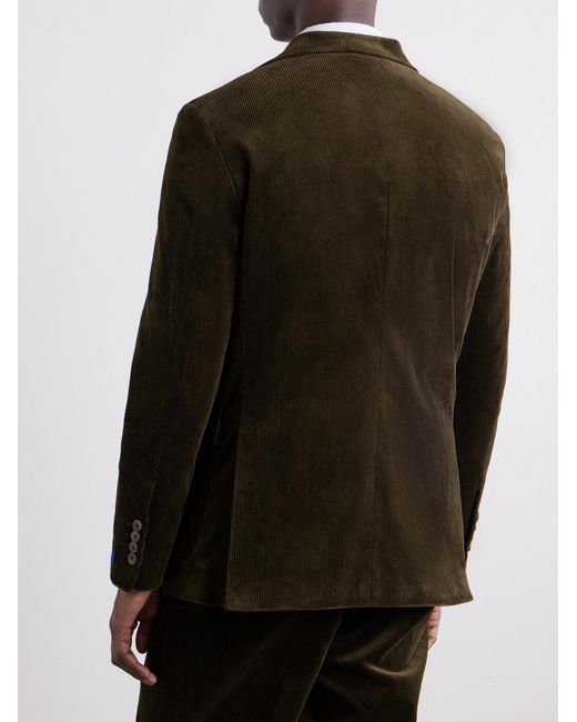 Polo Ralph Lauren Green Stretch Cotton-Corduroy Blazer for men