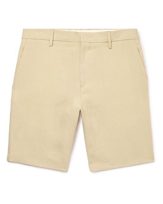 Paul Smith Natural Straight-leg Linen Shorts for men