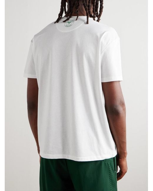 Polo Ralph Lauren Wimbledon T-Shirt aus Baumwoll-Jersey mit Print in White für Herren