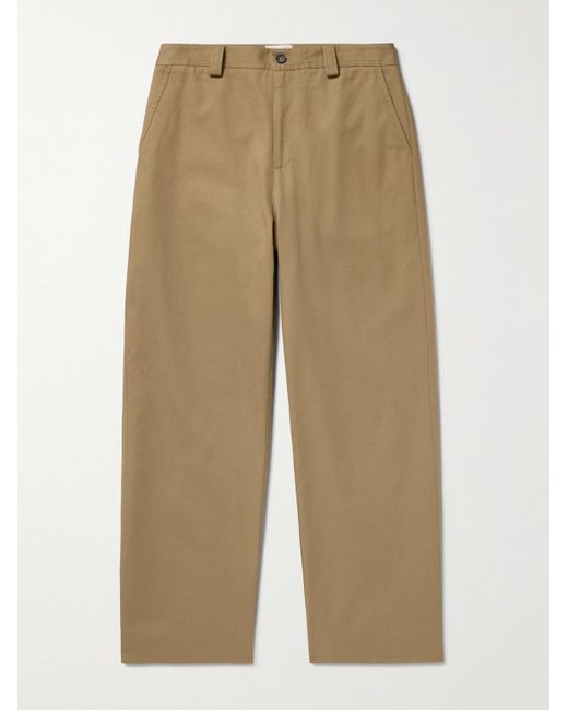Pantaloni A Gamba Dritta di Aimé Leon Dore in Natural da Uomo