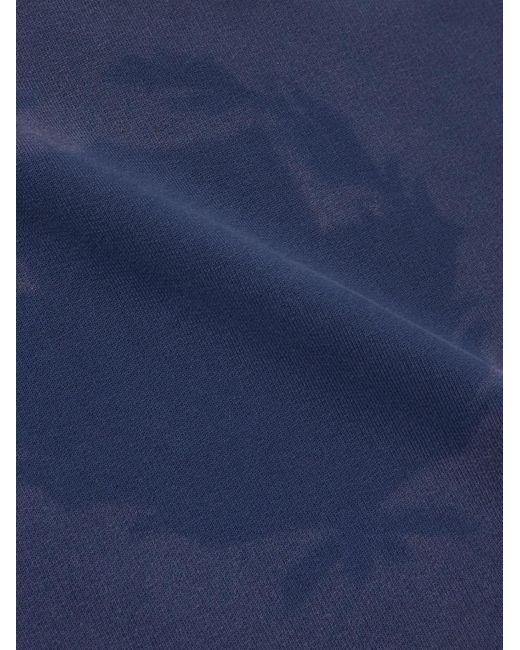 Givenchy Oversized-Hoodie aus Baumwoll-Jersey mit Logoprint in Blue für Herren