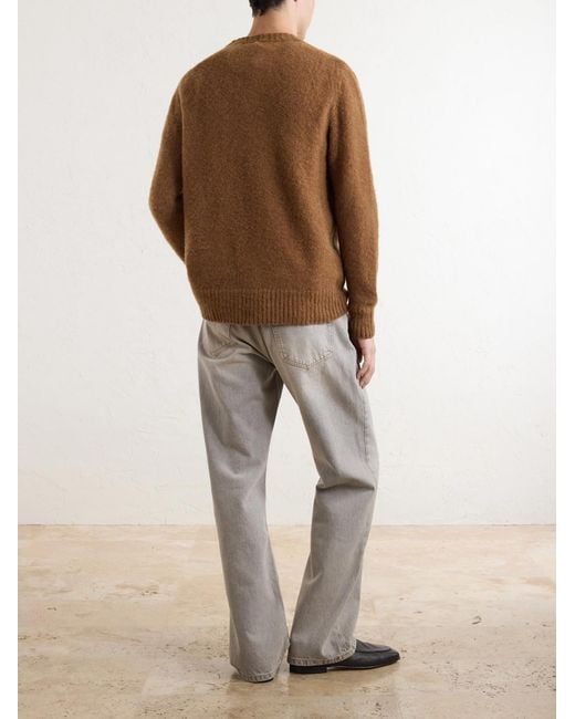 Piacenza 1733 Brown Virgin Wool Sweater for men