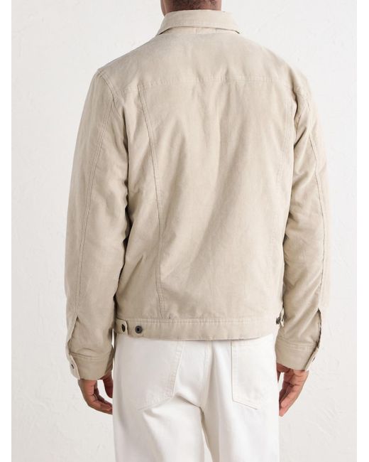 James Perse Natural Stretch-Cotton Corduroy Blouson Jacket for men
