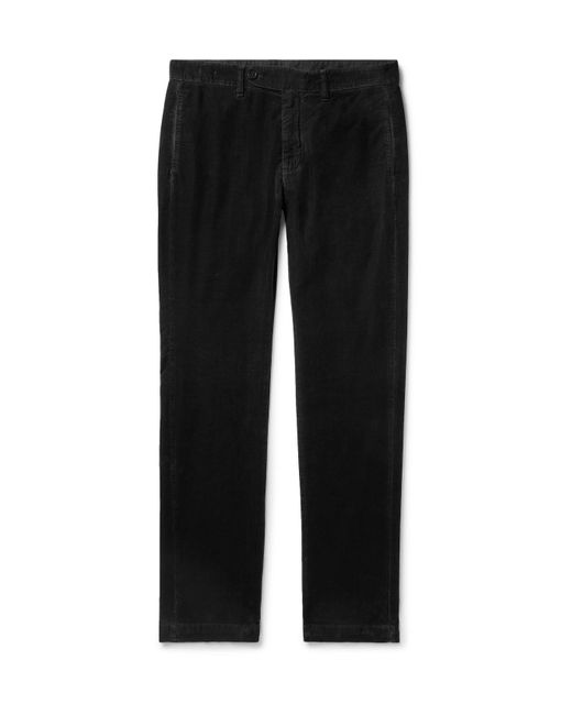 Massimo Alba Black 007 Winch 2 Slim-fit Cotton-corduroy Trousers for men