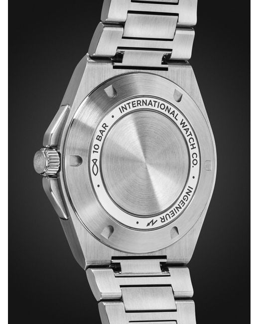 Iwc Black Ingenieur Automatic 40Mm Stainless Steel Watch, Ref. No.Iwiw328902 for men