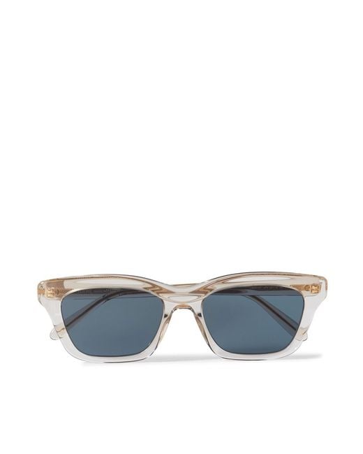 Loewe Blue D-Frame Acetate Sunglasses for men