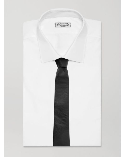 Our Legacy Krawatte aus vollnarbigem synthetischem Material in Black für Herren