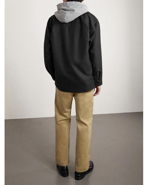 A.P.C. Blue Twill Overshirt for men