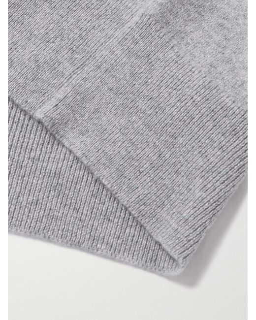 William Lockie Gray Oxton Slim-Fit Cashmere Rollneck Sweater for men