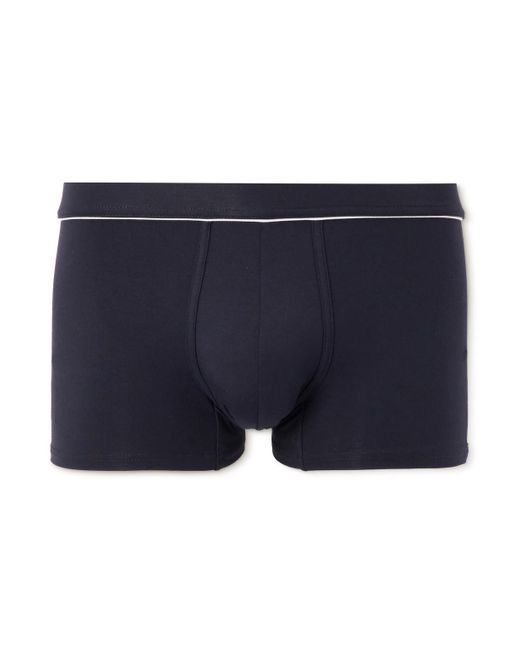Zegna Blue Stretch Modal And Lyocell-blend Boxer Briefs for men