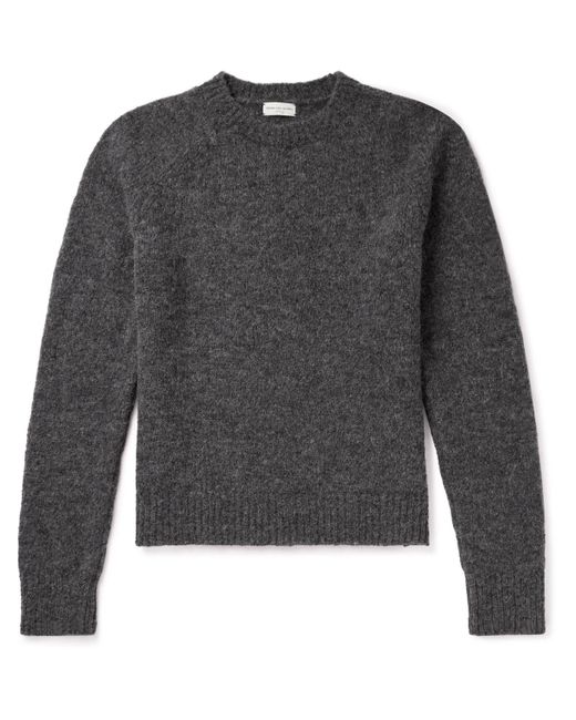 Dries Van Noten Gray Alpaca-blend Sweater for men
