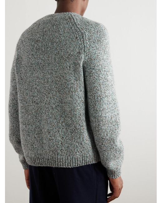 Loro Piana Gray Alpe Meggiana Cashmere Sweater for men