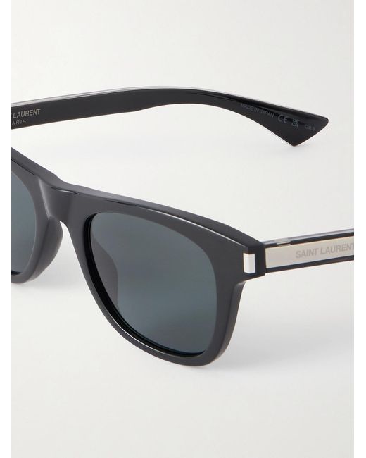 Saint Laurent Black Square-Frame Acetate Sunglasses for men