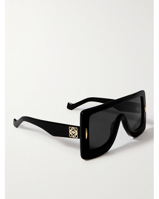 Loewe Black D-frame Acetate Sunglasses for men