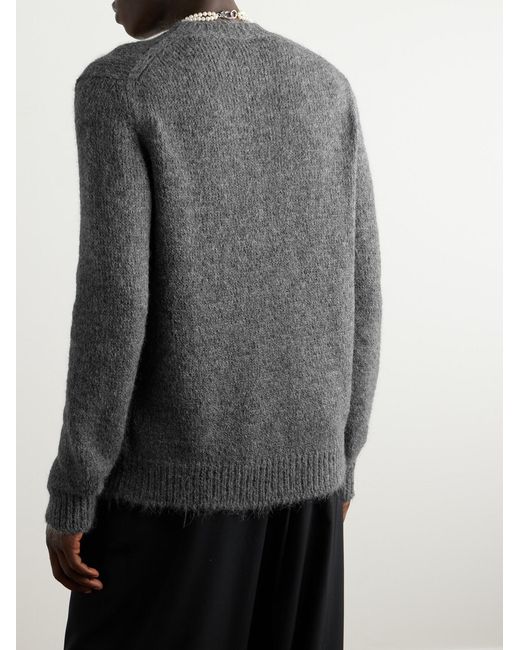 Jil Sander Pullover aus einer Stretch-Alpakawoll-Wollmischung in Gray für Herren
