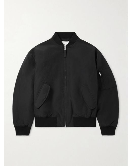 NN07 Black Atlas 8264 Shell Bomber Jacket for men