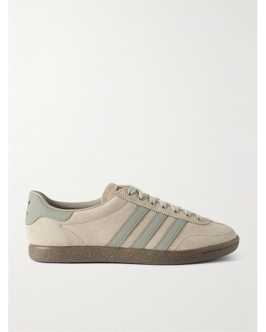 Adidas Originals Natural Failsworth Spzl Leather-Trimmed Suede Sneakers for men