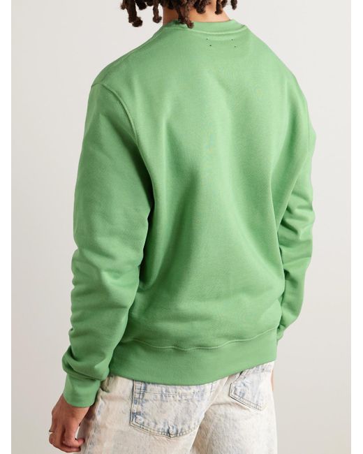 Amiri Sweatshirt aus Baumwoll-Jersey mit Logoprint in Green für Herren