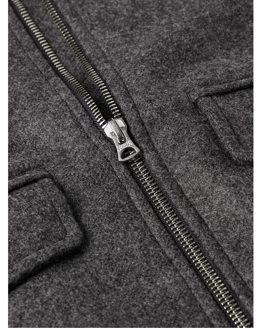 Alex Mill Gray Wool-blend Bomber Jacket for men